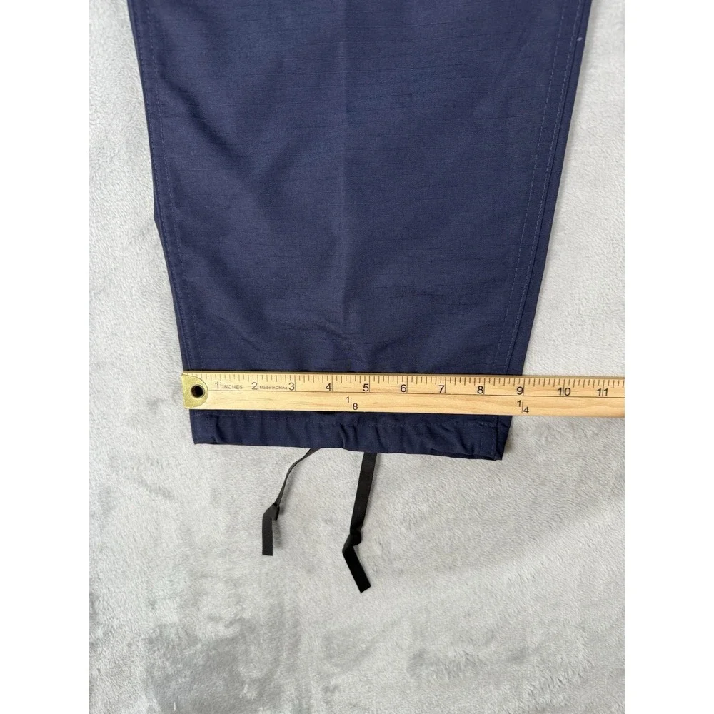 Propper Public Safety Pants Mens XL‎ Long Blue Ripstop Combat Cargo Button Fly